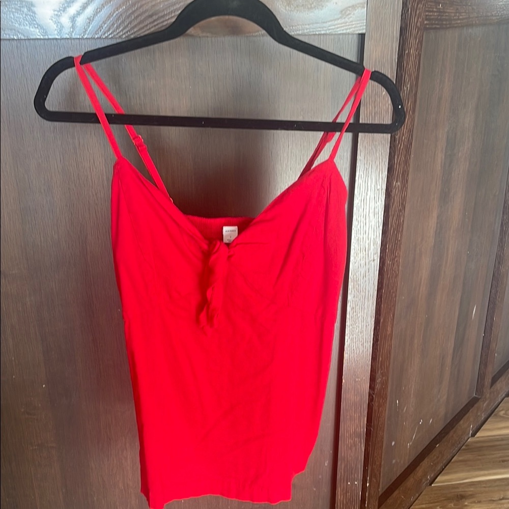Old Navy Red Spaghetti Strap Top